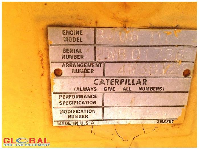Used Item 0648 : Caterpillar 3406B Diesel Engine