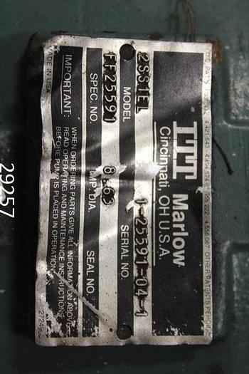 Used ITT-2SS1EL Trash Pump #29257