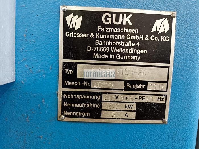 Used GUK K 54/6 KTL-F4