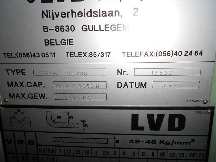 Gebruikt PLOOIBANK LVD PPCB 100/30