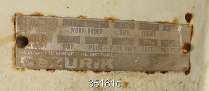 Used Dezurik 9116905 14" Control 3-Way Valve #35181