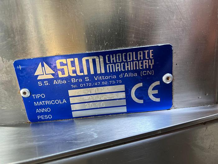 Used 2010 Selmi Chocolate Machinery TOP tempering machine