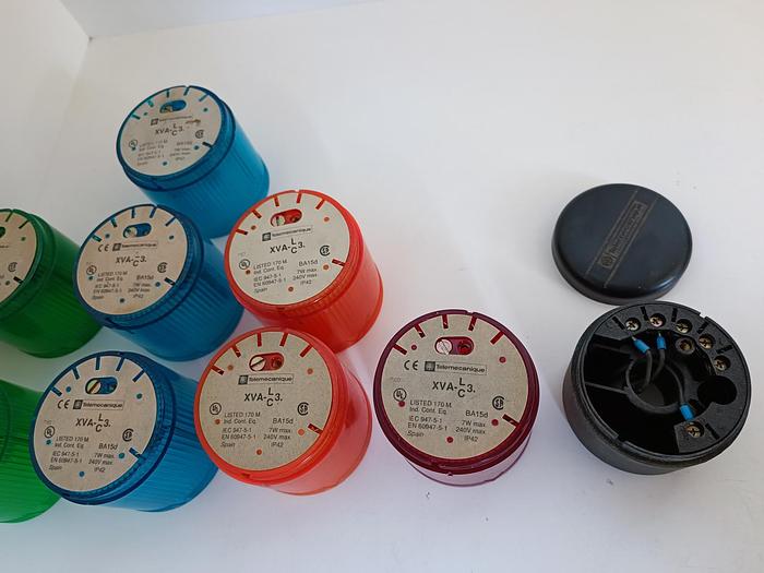 Gebraucht 10 Teile Stapelbare Signalleuchten, siehe Liste, XVA-LC3…, Telemechanique gebraucht