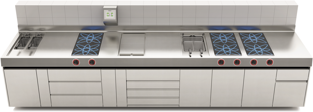 HEKO - 900 wall-mounted built-in kitchen unit