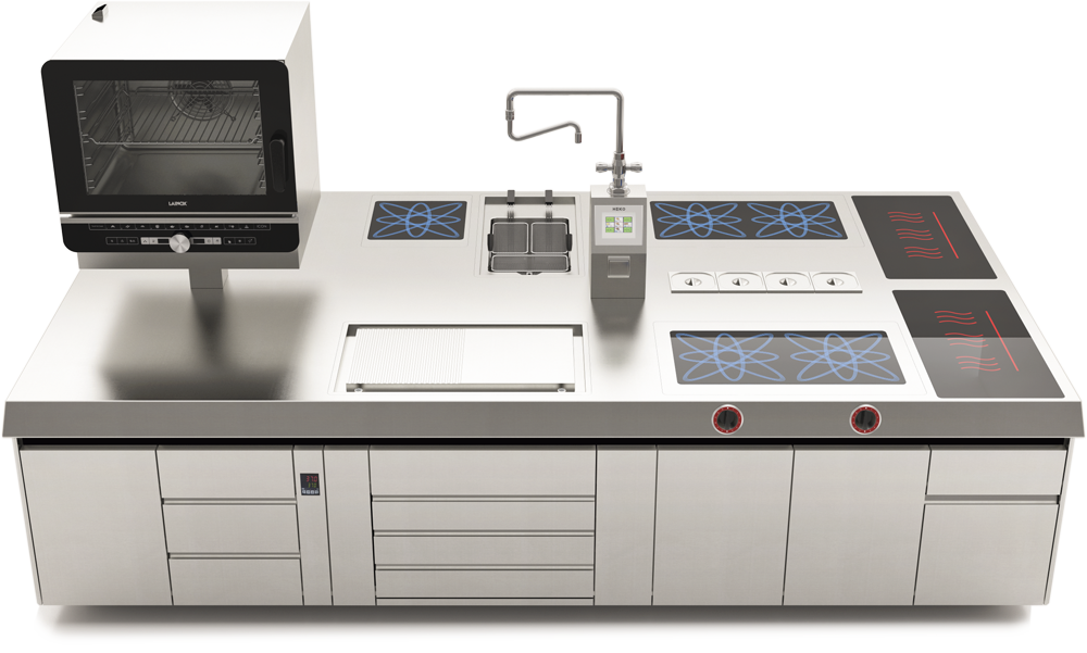 Used HEKO - 1800 central built-in kitchen unit