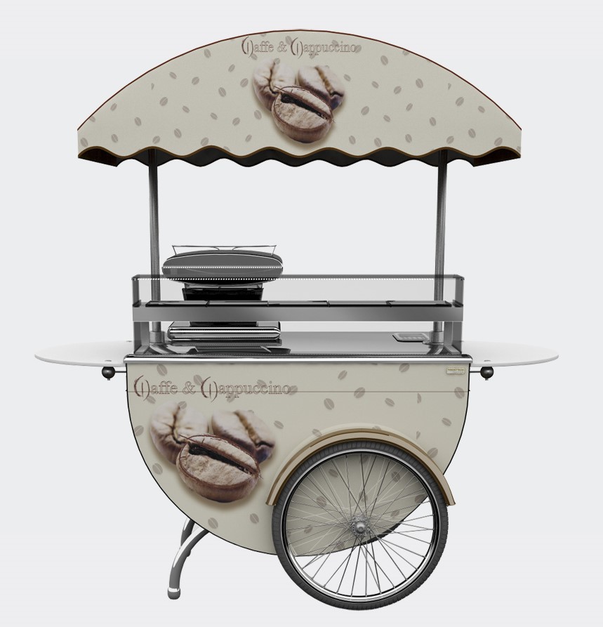 TekneItalia Caffe & Cappuccino Cart