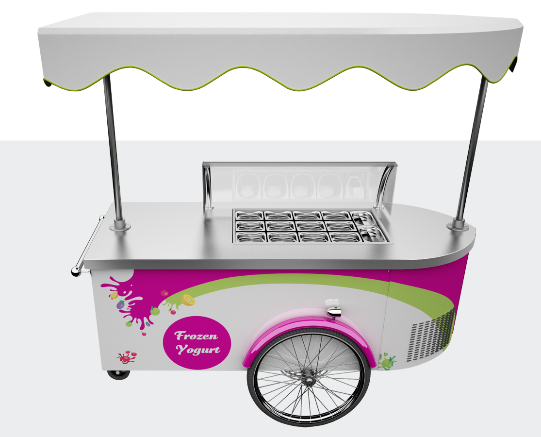 TekneItalia Frozen Yogurt Cart
