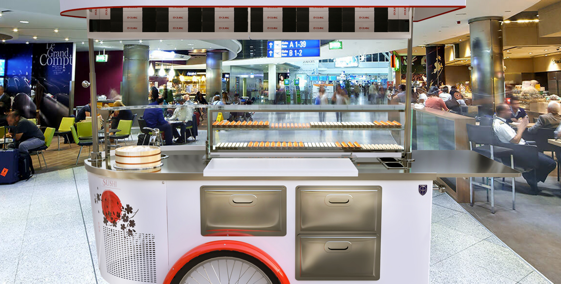 TekneItalia Sushi Cart