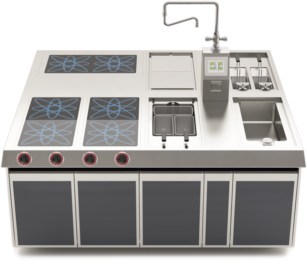 Used HEKO - 1800 central built-in kitchen unit