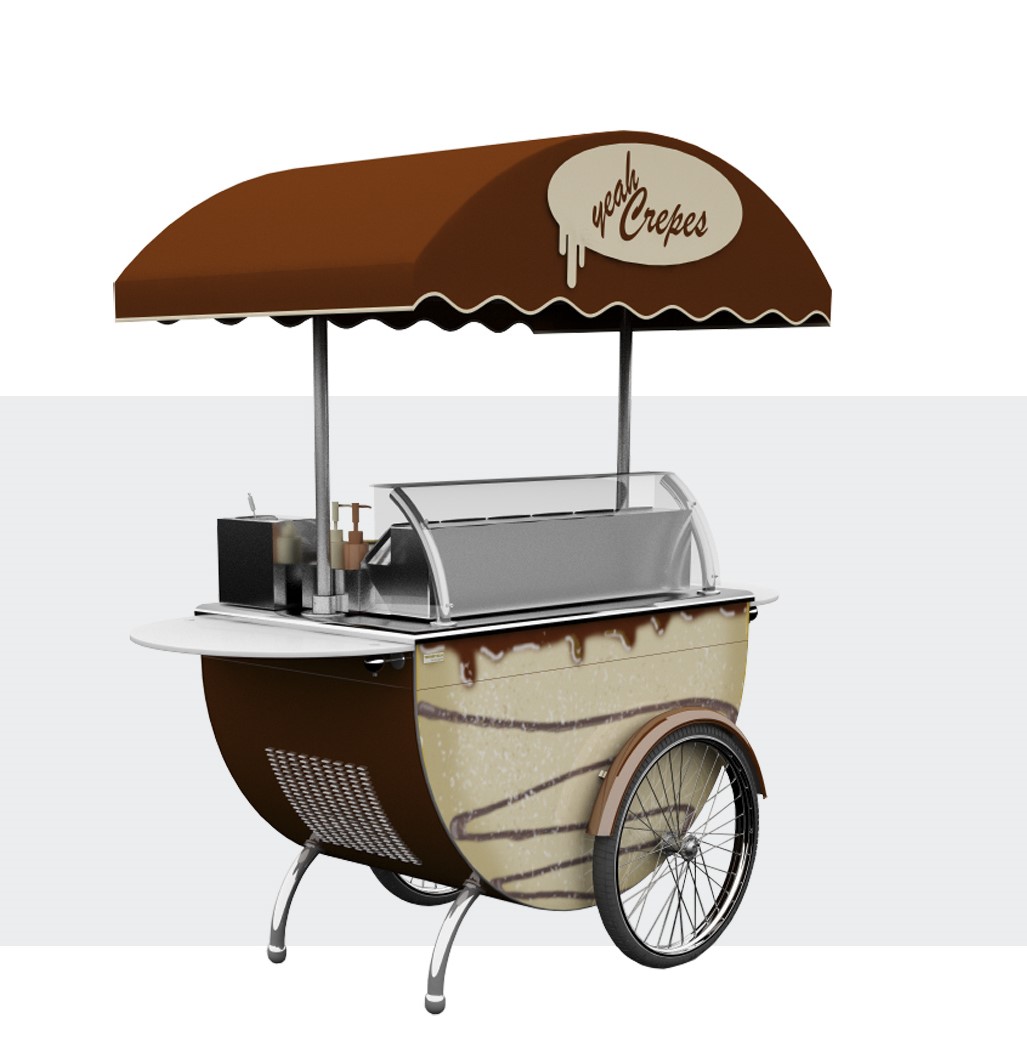 TekneItalia Crepes Cart