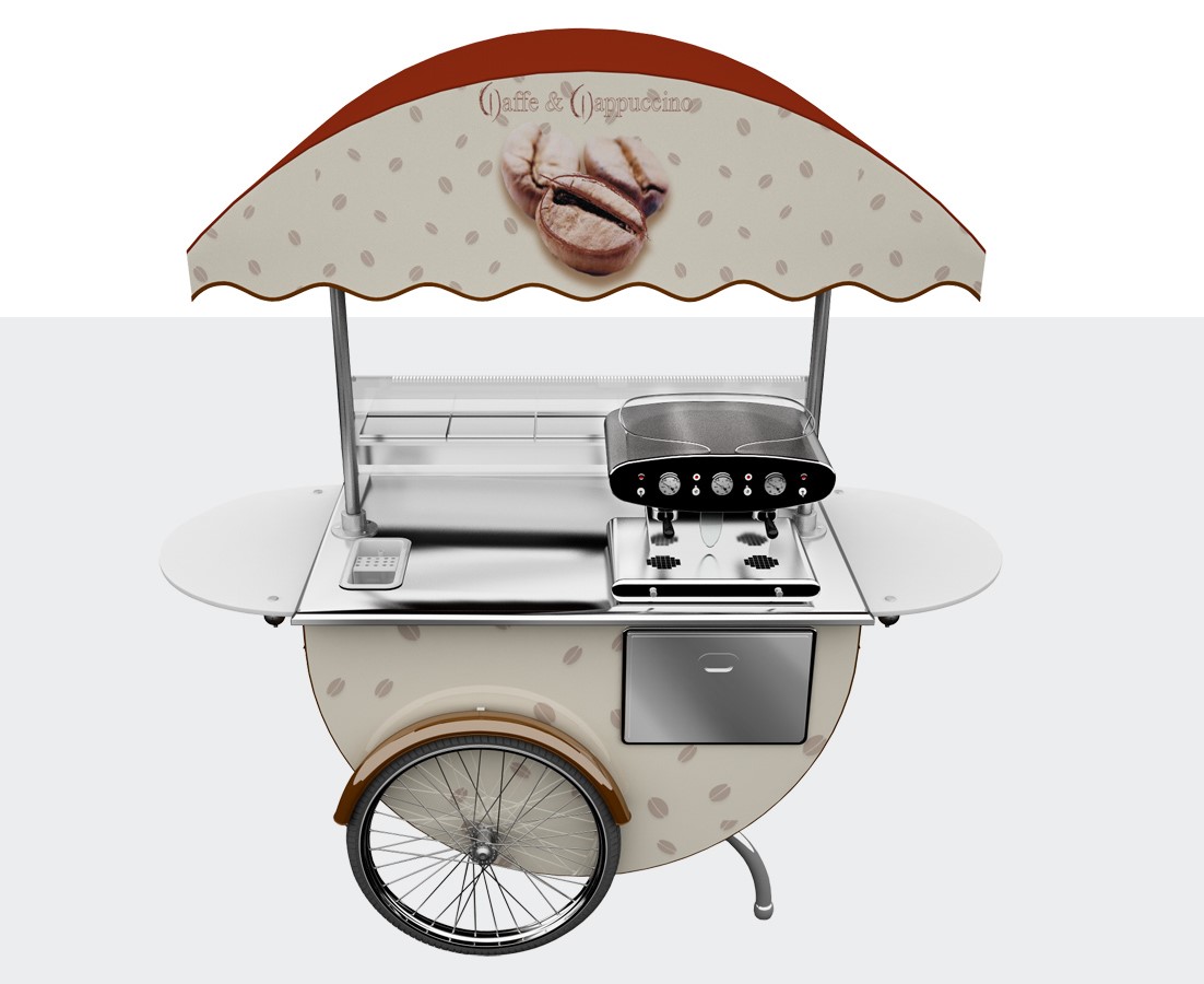 TekneItalia Caffe & Cappuccino Cart