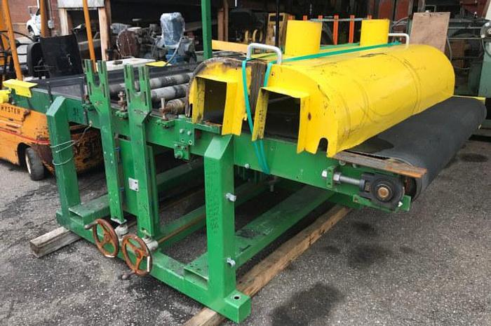 Used 50 WIDE x 10 LONG CLEANING BRUSH CONVEYOR