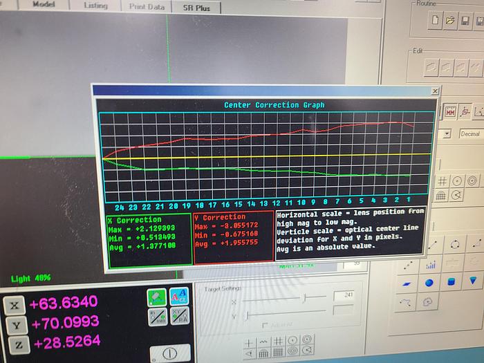 Used Flare Smart Scope optical gauging Measuring Machine Inspection Laser auto measurement CMM