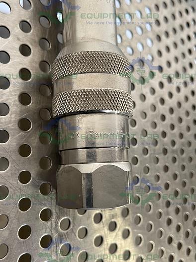 Used 103"  Flexible Hose  w/ Parker FS-50-8FP Hydraulic Quick Connect Hose Coupling