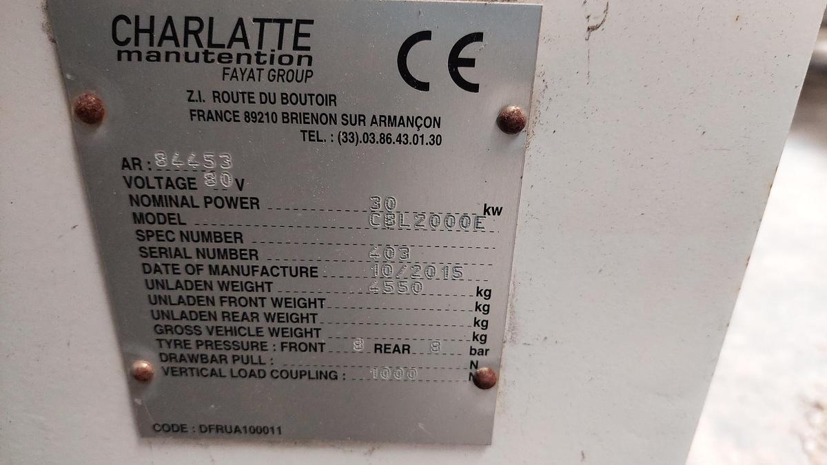 Gebruikt CBL2000E belt loader Charlatte