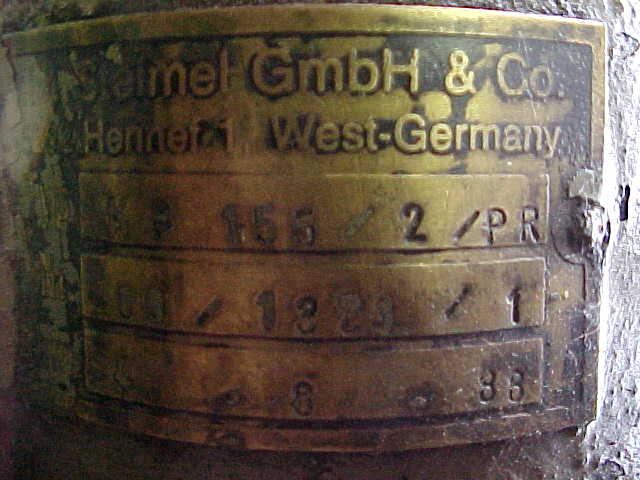 Used 1988 STEIMEL WATERPUMP KB 155-2PR