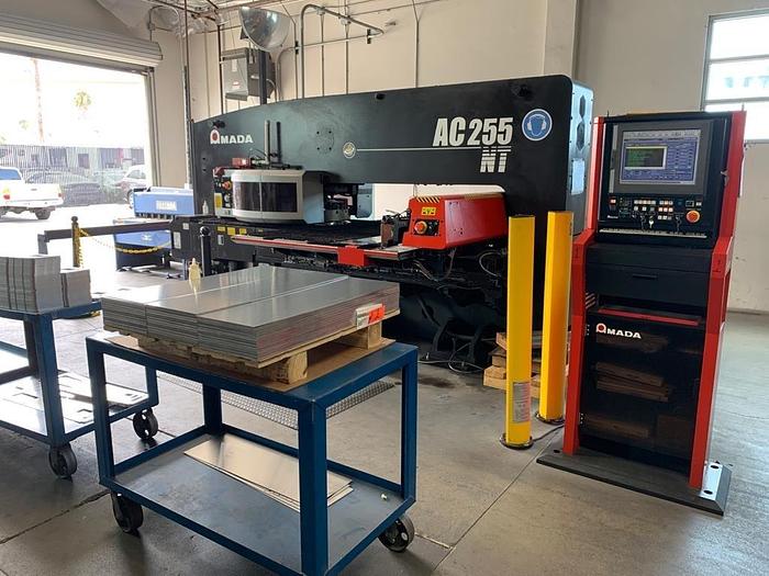 Used 2008 - 22 Ton Amada AC-255NT Servo Driven Turret Punch