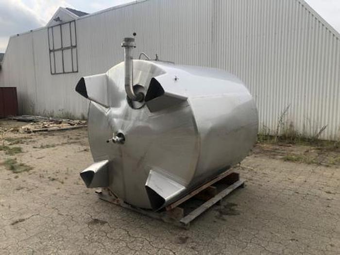 Brugt 6 m3 rustfri tank - isoleret.