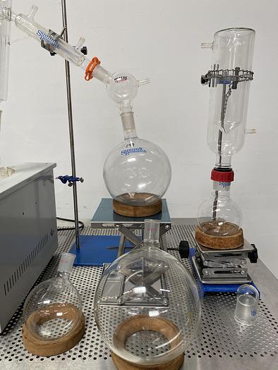 Used Summit Research Short Path Distillation System w/ Vacuum Pumps,Glassware, & More