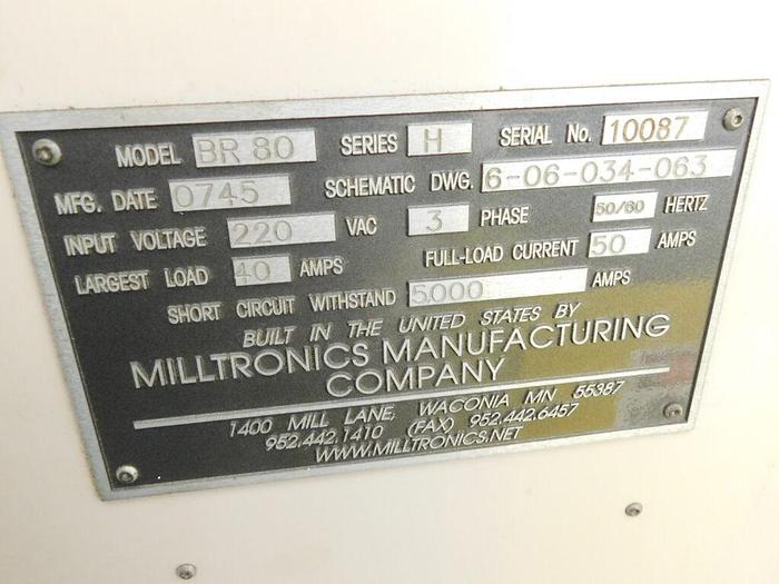 Used Milltronics BR80 CNC Bridgemill