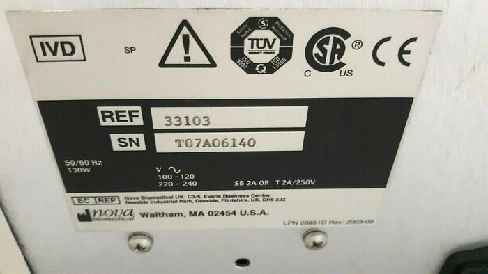 Used BioProfile® pHOx Cell Analysis System by Nova Biomedic Model 33103 Ships Free!!