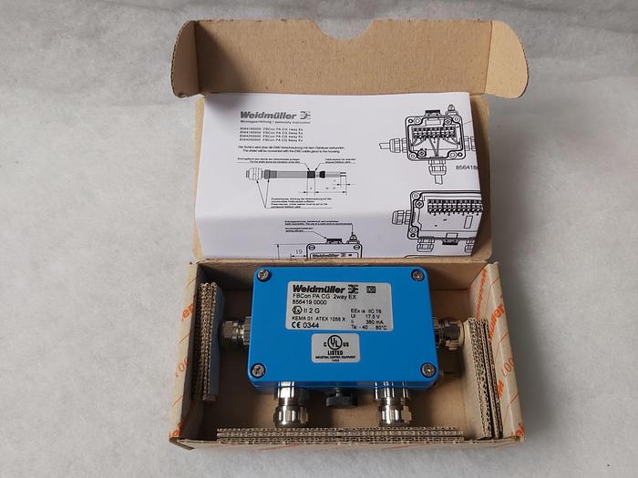 Standardverteiler FBCon PA CG/M12 2way, Weidmüller, Ex, neu