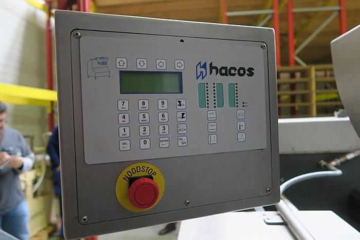 Used Hacos Depositor for chocolate or cream centres