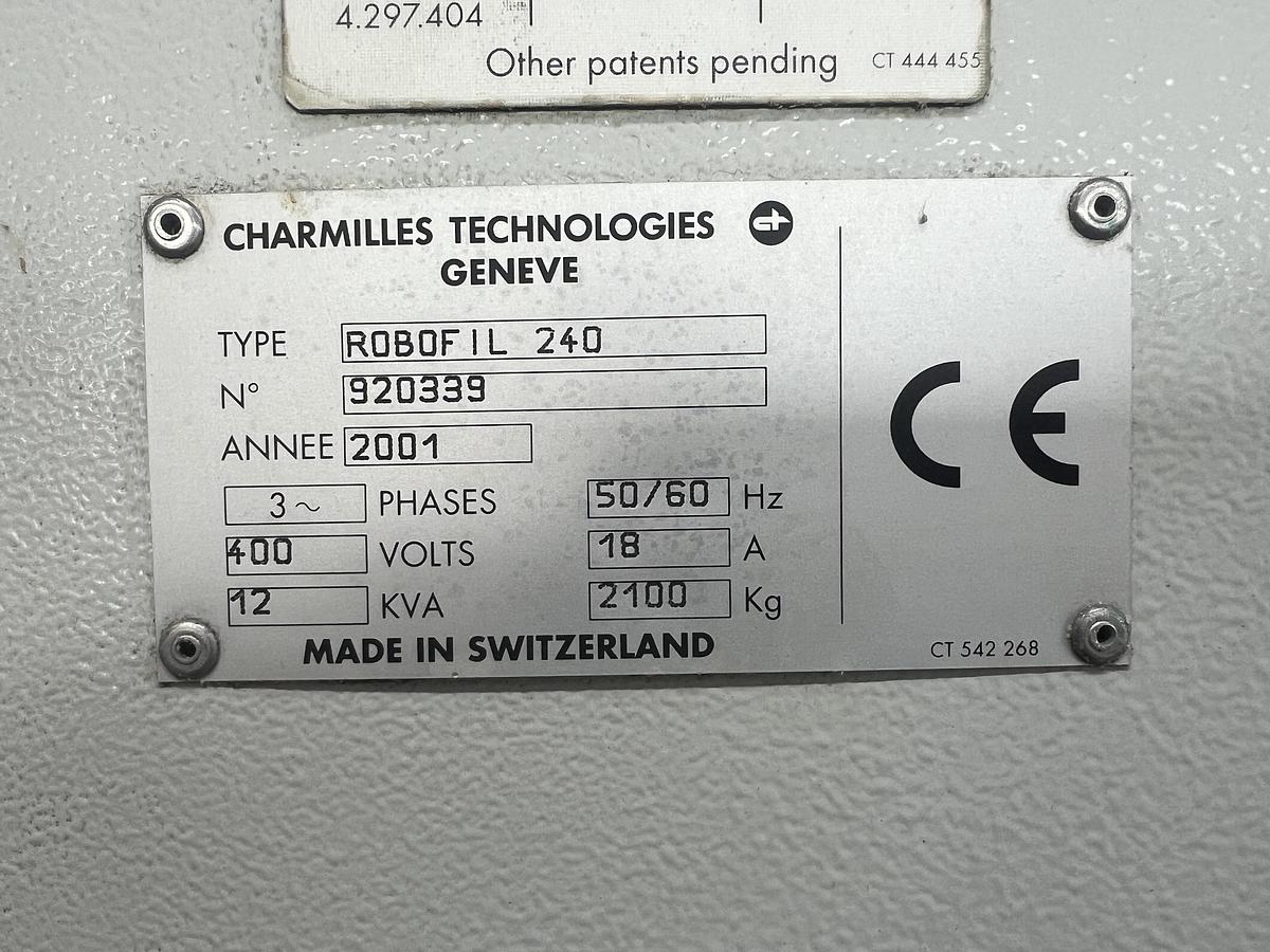 Used Charmilles ROBOFIL 240