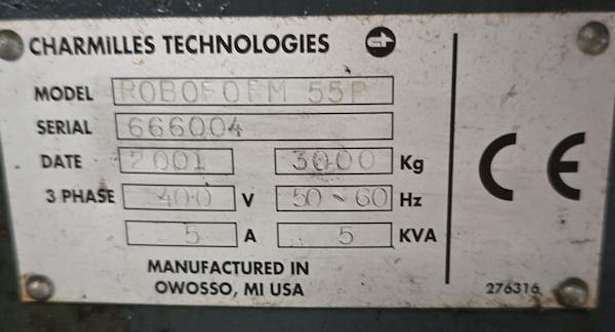 Used 2001 ROBOFORM 55P