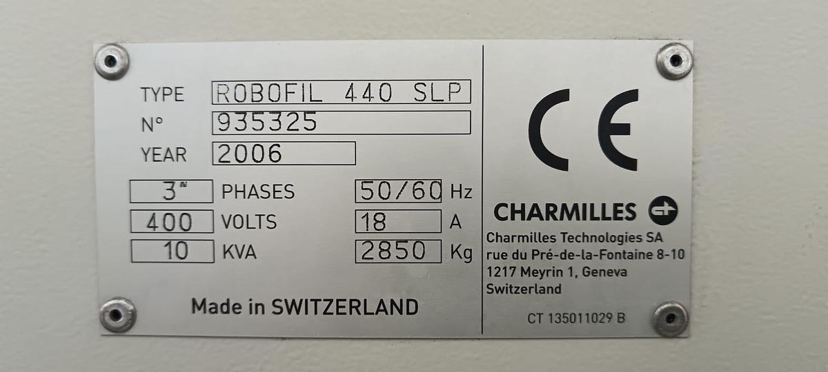 Used Charmilles ROBOFIL 440SLP