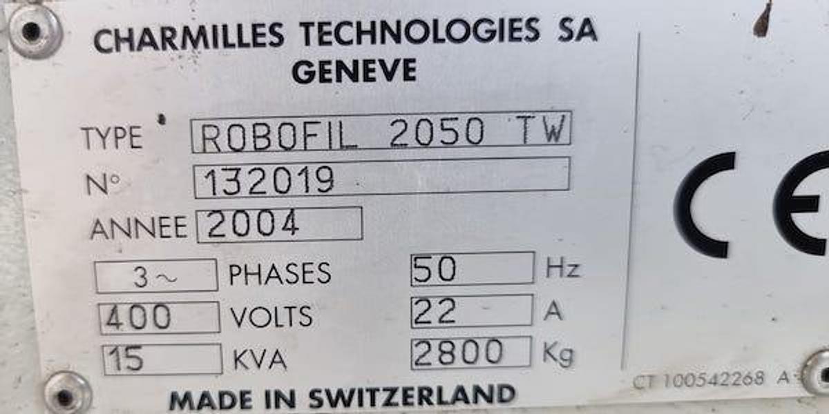 Used 2004 Robofil 2050 TW