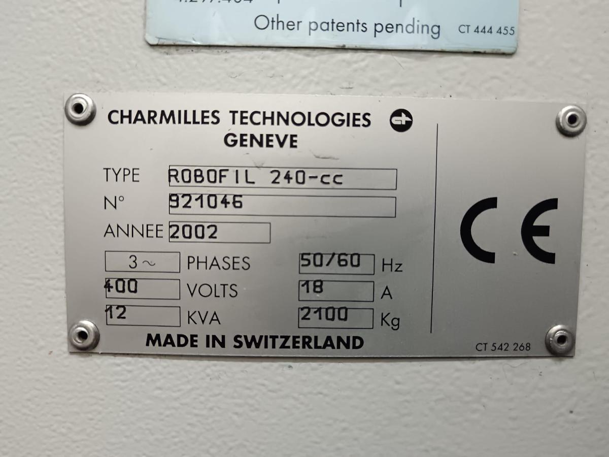 Used 2002 Charmilles ROBOFIL 240CC