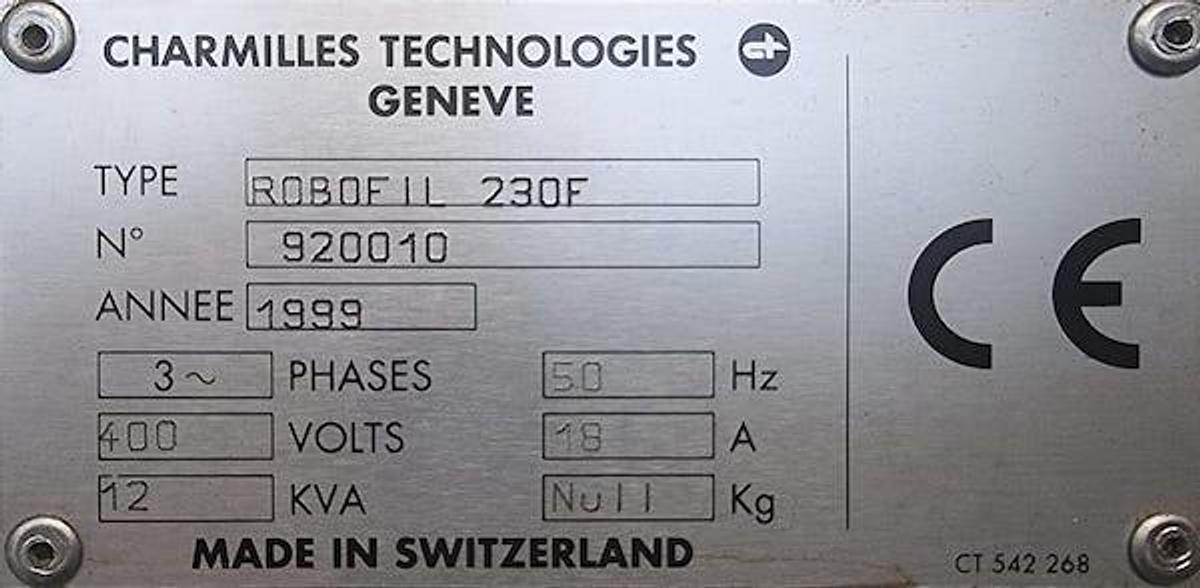 Used Charmilles Robofil 230F
