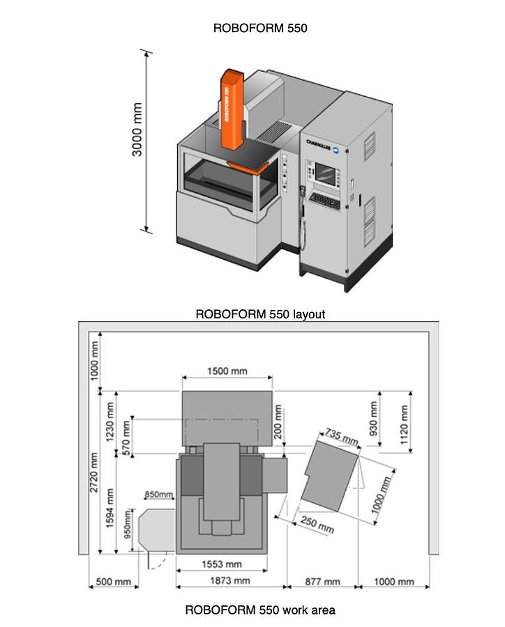 Used CHARMILLES ROBOFORM 550