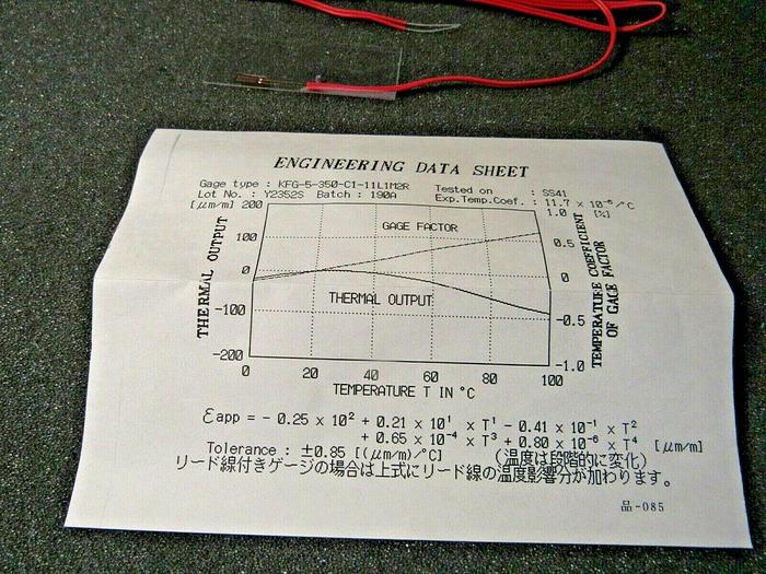 Omron KFG-5-350-C1-11L1M2R Precision Strain Gage