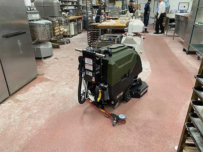 MID-SIZE WALK-BEHIND FLOOR SCRUBBER RENTAL
