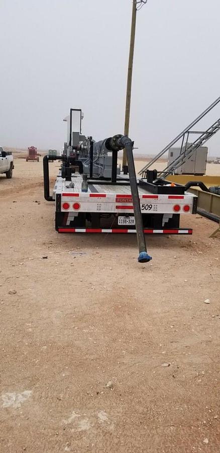 Used HPS, Horizontal Centrifugal Pumping System, Trailer mounted, 600hp Schlumberger h-pump