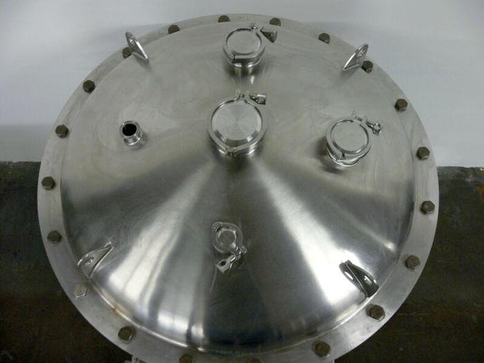 Used Precision 500 Liter 316L Stainless Steel Reactor / Pressure Vessel Rated 60 PSI