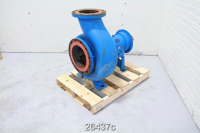 Used Goulds 3196 Pump, 3196, 8X10X13, 5 Vane Impeller, 12" Diameter  Impeller, Ductile Iron Casing, Ductile Iron Impeller, Ductile Iron Stuffing Box, Mechanical Seal,  Xlt-X Power End #26437