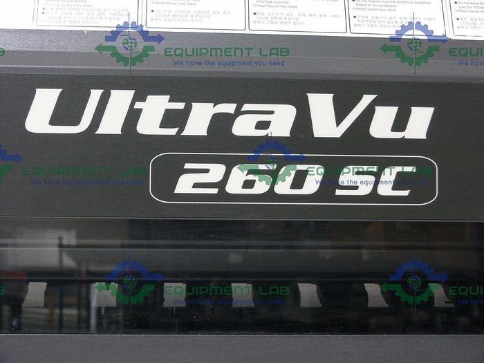 Used VUTEK Ultra Vu 260 SC Wide Format CMYK 6 Color Solvent Printer