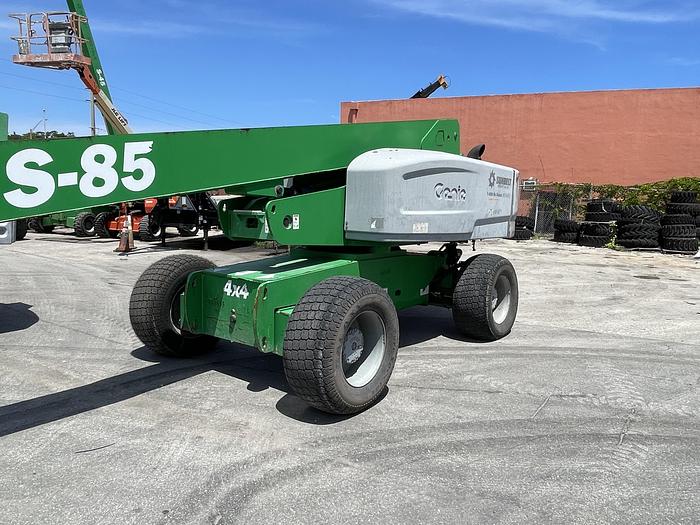 Used 2014 GENIE S-85 4WD Diesel Straight Boom with Generator
