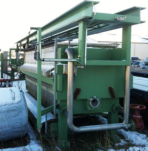 Used NETZSCH chamber filter press.