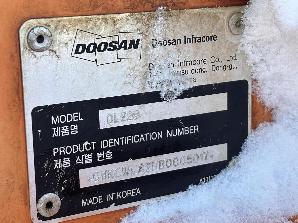 Used 2010 DOOSAN DL220