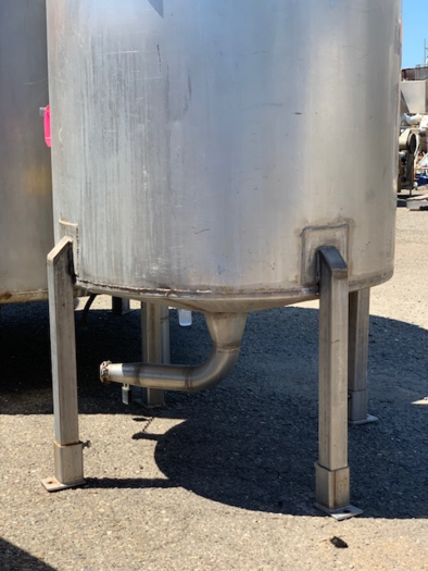 Used 200 Gallon Vertical Stainless Steel Tank