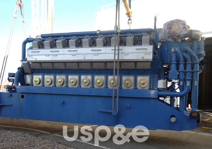Used 43 MW 2003 Used Wartsila 20V34SG Natural Gas Generator Sets