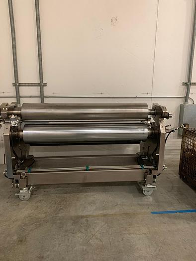 Used 66" PAGENDARM POLY-TYPE (5) ROLL COATING STATION WITH 5 MOTOR DRIVE. NEW 2012