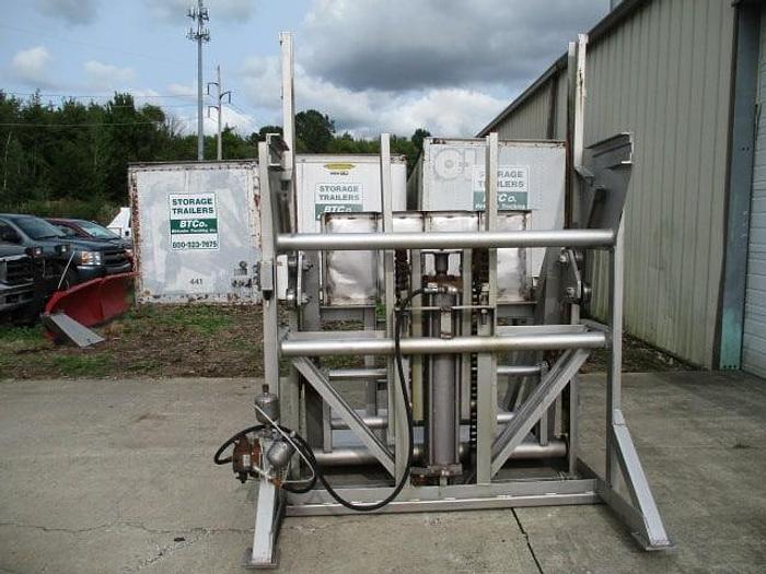 Used RMF Hydraulic Vat Dumper; Md#110, Two-Stage; 8' Dump Height