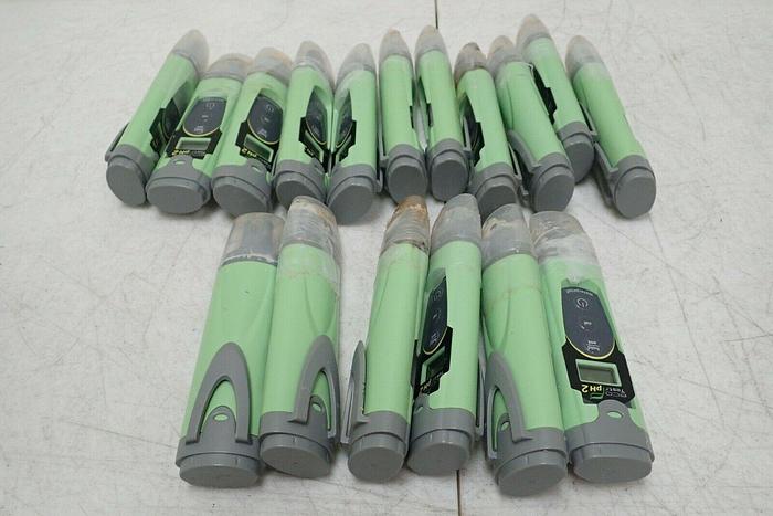 Used Lot of 17 Oakton Waterproof Eco Testr pH2 Pocket Meters