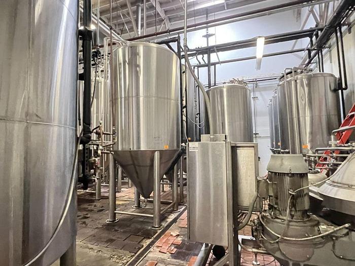 Used Tank, 1,550 Gallon, S/st, Jkt, 50 BBL Fermenting Tank, JVNW #C744688