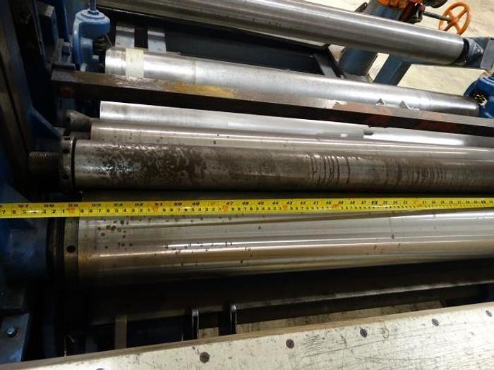 Used 55" USED CAMERON 10 TWO DRUM SLITTER REWINDER